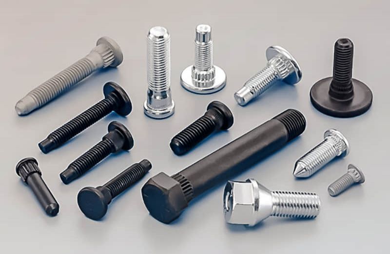 hex wheel bolts, Knurl, serrations